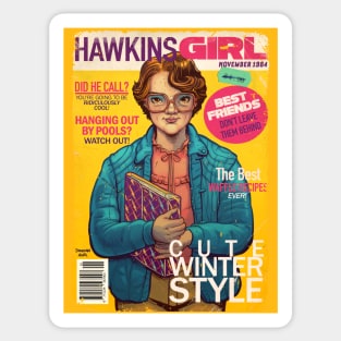 Hawkins Girl Sticker